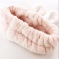 Women Cute Coral Fleece Rabbit Ears Elastic Headbands Soft Wash Face Bath Hairbands Girls Holder Turban Hair Accessories. 