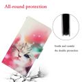 For OPPO F17 Pro Painted Pattern Horizontal Flip Leathe Case. 