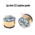 2Pcs 6MM Earphone Replacement Speaker Unit Heavy Bass Earphone Speakers For Bluetooth Earbuds Headphones Repair Parts Lonni. 