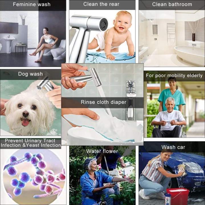 Stainless%20Steel%20Handheld%20Bidet%20Sprayer%20With%20Hose%20and%20Bracket,%20Stainless%20Steel%20Muslim%20Shower%20-%20Image%205