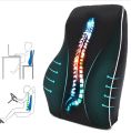 Universal Lumbar Support Cushion For Car | Back Posture Support black and baige. 