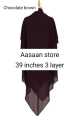 3 Layered Khimar Hijab - Three Layers Modest Hijab, Women's Clothing Three Layers Chiffon Khimar with Niqab Patti. 