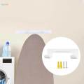 Ironing Board Hanger Wall Rack Space Saving with Screws Easy Installation Compact Ironing Board Hook. 