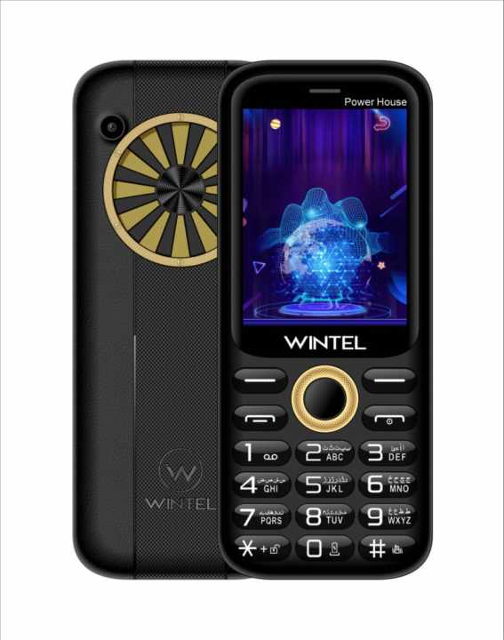 Wintel Power House - 6000mAH Battery with Powerbank Feature - 4 Sims Support - 2.8 Inch Display -  PTA approved - Auto call recording - wireless FM radio - Bluetooth - 1 Year brand warranty