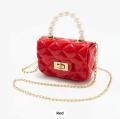 Mini Jelly Tote Bag for Women and Kids with Shoulder Chain and Hard Shell Design. 