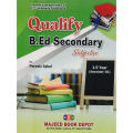 Qualify B Ed Secondary Subjective 1.5 Year Semester 3 By Pervaiz Iqbal. 