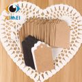 100Pcs 3X5Cm Wave Head Blank Kraft Paper Hang Tags For Bake Blank Wishes Cards For Handmade Paper Swing Labels Gift Price Listst. 