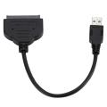 USB 3.0 To 22 Pin SATA 2.5" HHD SSD Adapter Connector Cable Lead. 