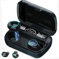 New M10 TWS Wireless Headphones Touch Control Bluetooth-Compatible 5.1 Earphones Wireless Headset Waterproof 9D Hifi Quality Earbuds. 