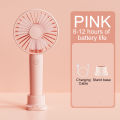 ARMICO Summer Portable USB Mini Fan Hand Held Fan Rechargeable Battery Handheld Fan 3 Speed Personal Desk Table Fan with Base, 8-12 Hours Operated Small Makeup Eyelash Fan for Women Girls Kids Outdoor. 