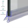2pcs 50cm 6/8/10/12mm Shower Screen Seal Strip Frameless Glass Door Bottom Waterproof Seal Glue-free Bathroom Hardware. 
