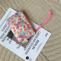 Makeup Bag With Flower Decorations Floral Pencil Pouch Cute Makeup Pouch Flower Pattern Change Bag Floral Cosmetic Bag. 