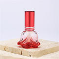 6ml Perfume bottle Versatile Colorful Empty Glass bottle Rose-shaped bottle for Fragrance lovers On-the-go individuals Beauty enthusiasts Perfume collectors Travel essentials. 