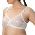 Bebelle, X-Over, Bra for girls and women, Crossover Bra, B Cup, White, Formal Bra.. 