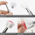 New Mini Nail Art Tofu Block Patting Cotton Non-stick Hand Multi-faceted Sponge Nail Tool Yao Store. 