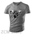 New Fun Weightlifting Dumbbell 3d Print Men's Tough Street Style T Shirt Gym Running Breathable Translucent Sports Summer Top. 