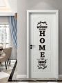3D Welcome to our HOME Family Wooden Wall Art I Hanging design Laser Cut Decorative Gift Stylish I Wooden Wall Hanging for bedroom I DIY Design Decoration Piece for Home Decor I Offices and for Gift Items Premium Quality. 