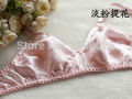 Pure Silk Bra Double Faced Silk Wireless Ultrathin 100% Mulberry Silk Print Bras 34/75-42/95ab. 