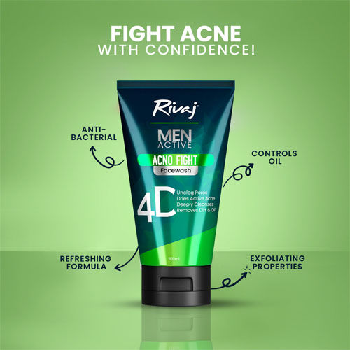 New Original Men Acno Fight Face Wash Rivaj 100ml in pakistan