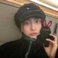 Kpop Idol ATEEZ Mito Doll Cute Seonghwa Animals Plush Doll Black Bunny Stuffed Toys. 