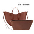 EverToner Insert Bag For POLENE Cyme M Mini Organizer Felt Makeup Linner Bag with Zipper Pocket. 
