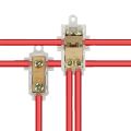 1Pcs High Power T-type Branch Wiring Terminal Quick Wire Connector Block Electrical Cable Junction Box Splitter Wire Connector. 