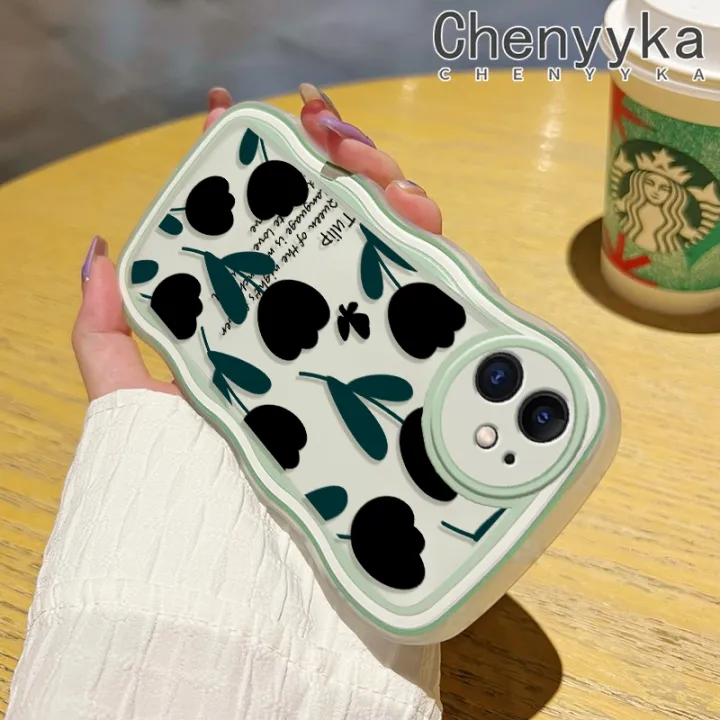 chenyyka%20For%20Infinix%20Note%2011%20Case%20Fashion%20Flower%20Pattern%20Colorful%20Lovely%20Cream%20Wave%20Border%20Soft%20Clear%20Shockproof%20Phone%20Cases%20Creative%20Camera%20Transparent%20Casing%20Simple%20Gentle%20Protective%20Cover%20-%20Image%204
