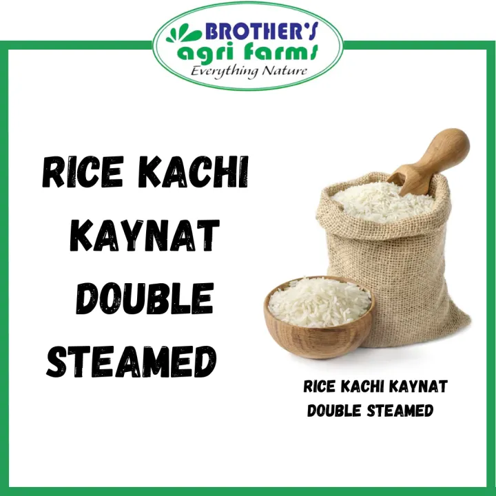 Kaynat rice kachi kaynat double steam 1kg 100 % Pure (Product of Brothers Agri ...