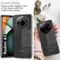 Back Cover For Redmi A3x / A3 (2024) Clear Transparent Shock-Proof Protective Case With Camera Lens Protection. 
