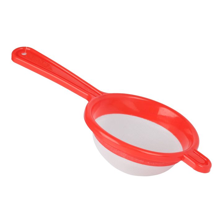 2 Pcs Tea Strainer for Kitchen, Chhalni for Tea and Coffee Food Strainers with Plastic Mesh