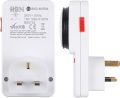 HBN 24 Hour Programmable Mechanical Timer Plug Switch, Energy Saving UK Plug-in Indoor Timer Socket for Lights, Lamp and Home Appliances (13A/3120W, 2 Pack). 