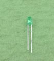 20pcs 3mm LED Green High intensity light 5V with 100 ohm to 1k ohm resistor, direct 1.8-2.2V. 