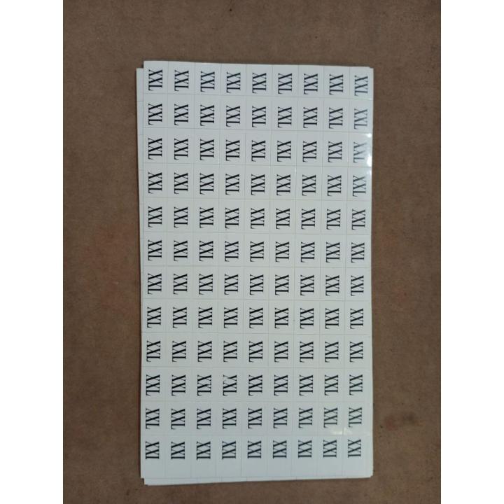 972 Stickers - Paper Self-Adhesive Size Labels For Clothing Garment Shoes Size Sticker Tags Sticker Size Label I XXL