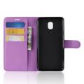 For Samsung Galaxy J7 (2018)  Leather Flip Cover Wallet Phone Case. 