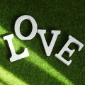 Wood Letter Delicate DIY White Large Wooden Standing Letter. 