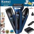 3 In 1 Rechargeable Hair Clipper Shaver beard Styling Trimmer Hair Removal machine for men. 