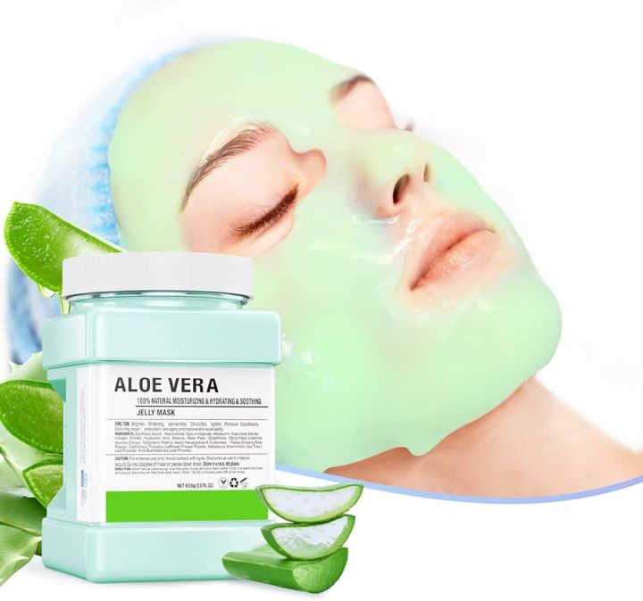 Aloe Vera Moisturizing & Soothing Jelly Mask 650g