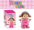 Kids dancing doll toy bump and go dance girl 9 inches. 