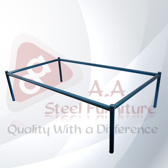 Blue%20Fixed%20Bed%20Cot%20-%20Single%20Size%20Baby%20Bed%20with%20Fixed%20Side%20Rail%20for%20Safety%20-%20Image%202