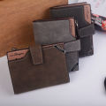 wallet card package boys college students' sense of senior male money man is extremely brief paragraph screens more niche design small wallet. 