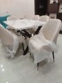 Customize Full cushion tufted dining chairs set six chairs with table 

Master molty foam 10 years guarantee all colours customize available. 