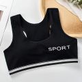 Linmart 1pcs Padded Cotton Sports Bra for girls / women's padded bra. 