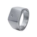 Solid 316L Stainless Steel Men Ring – Plain Biker Ring, Classical Simple Blank Band, Durable Fashion Jewelry Pakistan. 