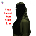 Single Layered Black Abaya Niqab Breathable Fabric Hijab Naqab Nakab for Women and Girls. 