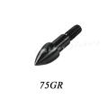 Linkboy Archery 12Pcs ID6.2mm Aluminium Arrow Insert Shaft 12Pcs Archery Target Point 75/100gr Arrowhead Accessories Hunting. 