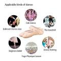TIEJIAN Kids PU Leather Ballet Canvas Dance Slippers Gymnastic Yoga Shoes Flat Split Soft Sole Professional Children Ballet Slippers for Toddler Girls Ladies Children's and Adult's Dance Shoes. 