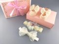 【VisioN Shop】headband+socks baby gift box newborn babies birthday 0-12month baby girl headwear. 