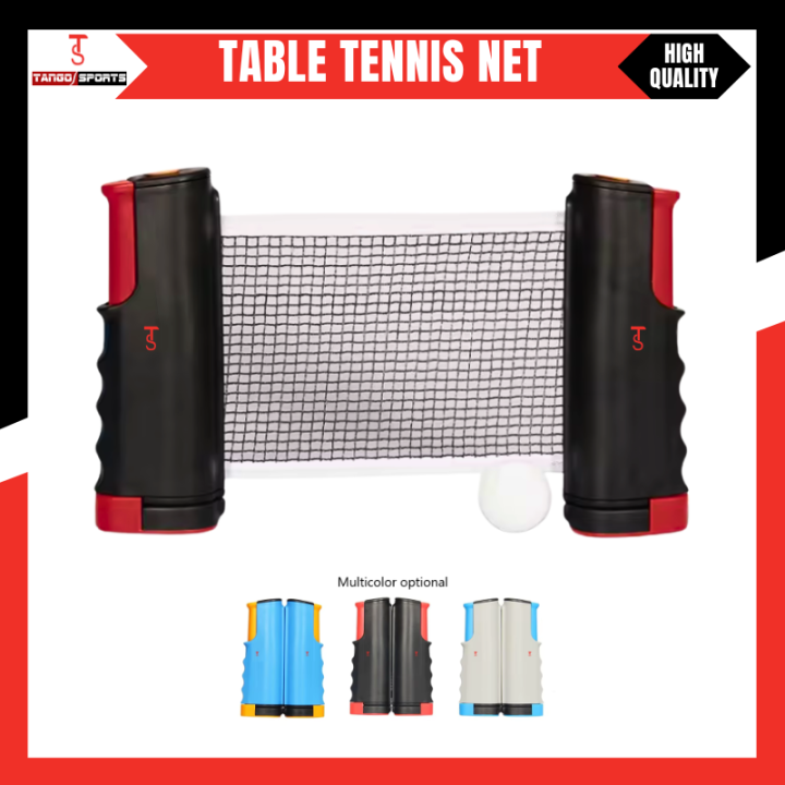 Table Tennis Net Auto Fold with Clamps and Net