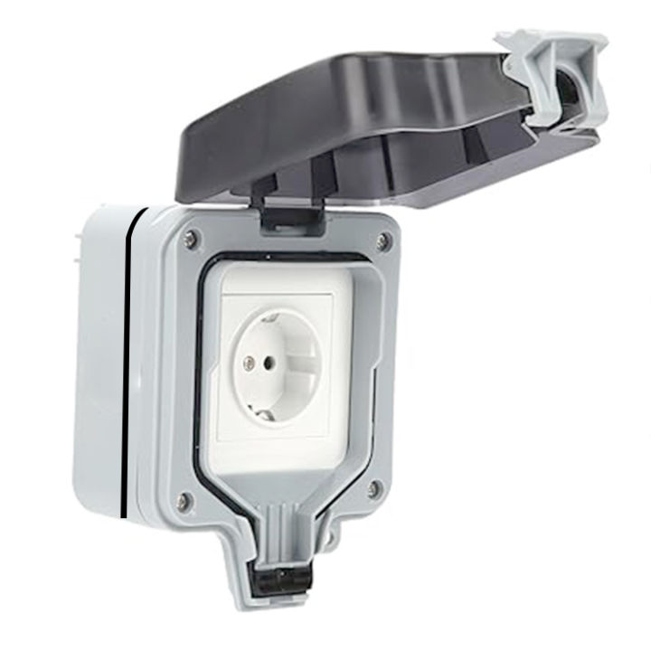 Waterproof%20Outdoor%20Socket%20Box%202%20Hole%20Wall%20Electrical%20Housing%20Protection%20Cover%20Outdoor%20Power%20Supply%20Wall%20Power%20Socket%20Box%20-%20Black%20-%20Image%202