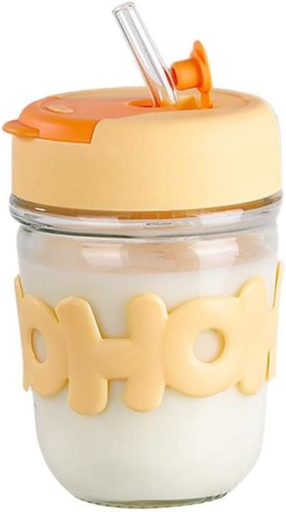 470ml%20Juice%20Glass%20with%20Straw%20and%20Silicone%20Lid%20-%20Glass%20for%20Water%20-%20Tumbler%20-%20Glass%20-%20Cup%20-%20Tumbler%20with%20Straw%20-%20Glass%20for%20Juice%20-%20Sipper%20-%20Fancy%20Juice%20Glass%20with%20Straw%20for%20Kids%20&%20girls%20-%20Coffee%20Cup%20with%20Silicone%20Lid%20and%20Glass%20Straw%20for%20Tea%20and%20Coffee%20Mug%20-%20Image%205
